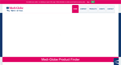 Desktop Screenshot of medi-globe.de